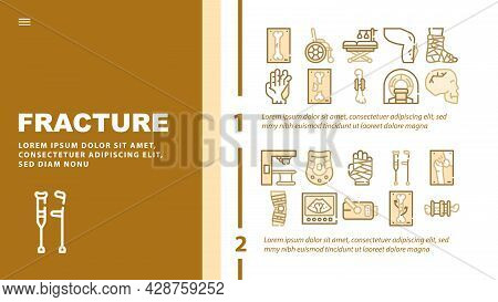 Gynecologist Treatment Landing Web Page Header Banner Template Vector. Gynecologist Colposcope And S