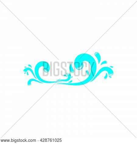 Water Splash Vector Illustration Design