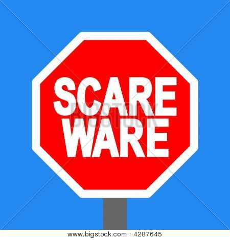 Zastavit Scareware znamení