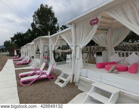 Beldibi, Kemer, Antalya, Turkey - May 11, 2021: The View Of Rixos Beldibi Hotel 5 Stars At Beldibi, 