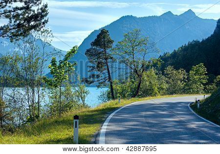 Sommerlandschaft See-Plansee (Ã–sterreich).