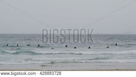 Shek O, Hong Kong 08 February 2021: Big wave bay