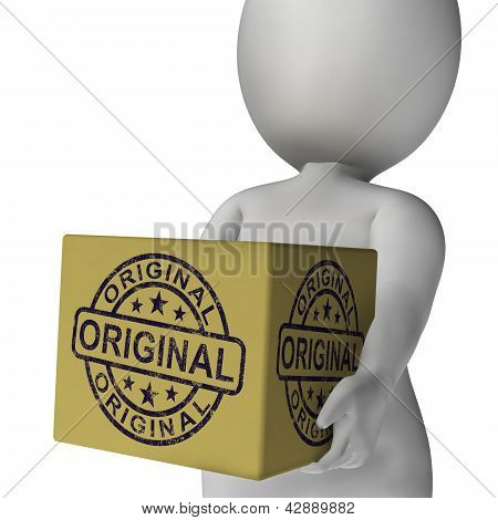 Originalstempel auf Box zeigt echte authentische Produkte
