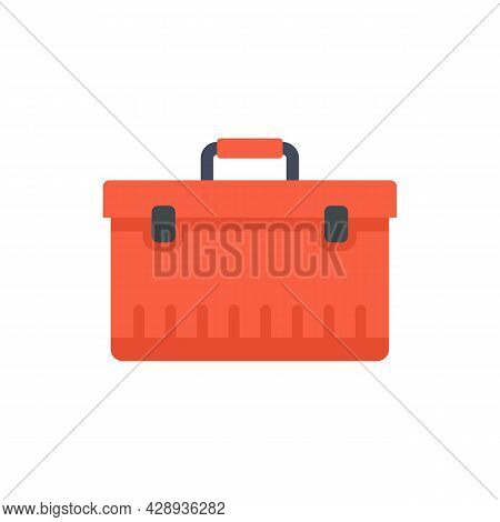 Car Tool Box Icon. Flat Illustration Of Car Tool Box Vector Icon Isolated On White Background