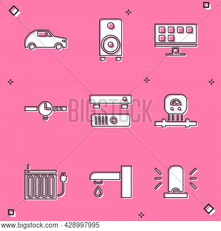 Set Car, Stereo Speaker, Smart Tv, Wrist Watch, Multimedia And Tv Box, Sensor, Heating Radiator And 