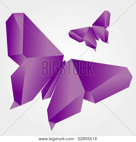 Butterfly Origami Illustration