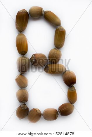 Letter B. Hazelnut.