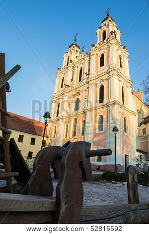 St. Kotrynos Church in Vilnius, Lithuania
