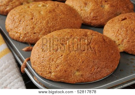 Fresh Baked Banana Muffins