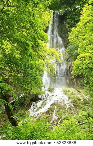 Waterfall Of Bad Urach, Germany