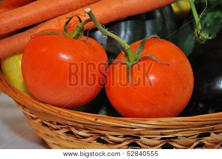 Two Ripe Tomatoes