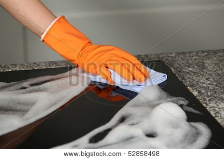 Cleaning A Kitchen