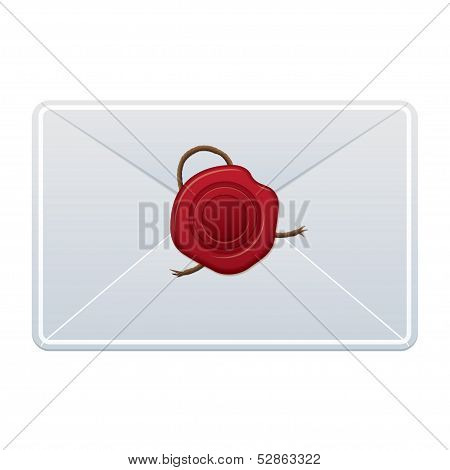Envelope With Wax Seal