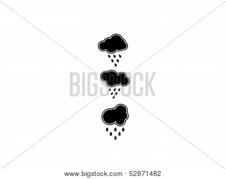 dark clouds rain