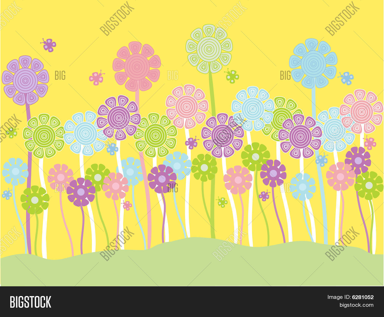 Pretty Pastel Flowers Image & Photo (Free Trial) | Bigstock