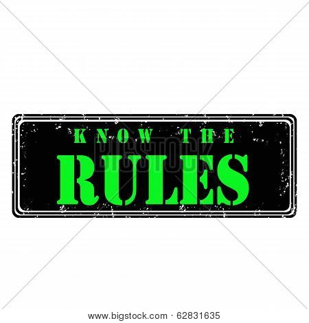 Know The Rules