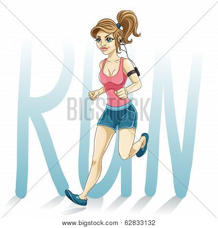 Girl Running