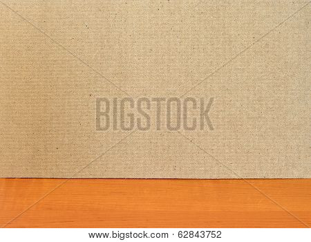 Fiberboard texture pattern on wooden surface