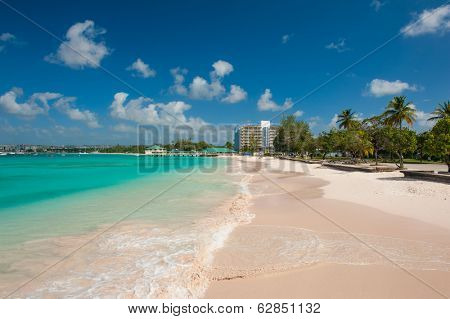 Pebbles Beach is a beautiful beaches on the Caribbean island of Barbados, not far from Bridgetown