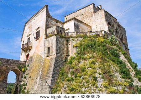 Norman Castle of Ginosa. Puglia. Southern Italy.