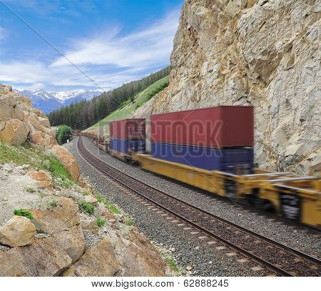 Freight train.