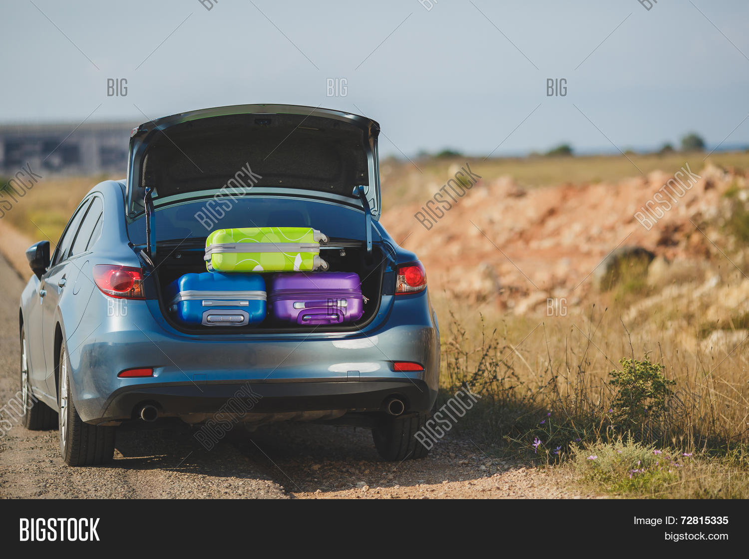 Car Loaded Luggage Image & Photo (Free Trial) Bigstock