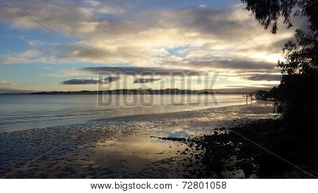 Sunrise in Corte Madera over the East Bay
