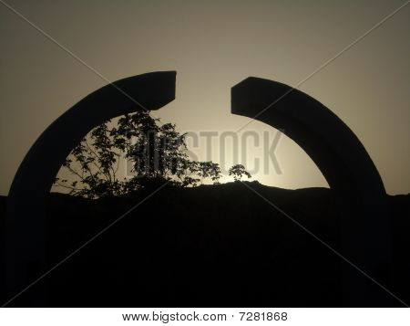 pôr do sol egípcio