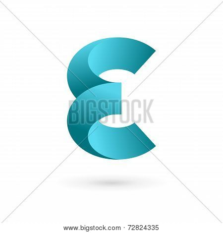 Letter E logo icon