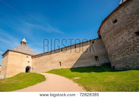Ancient fortress in Staraya Ladoga