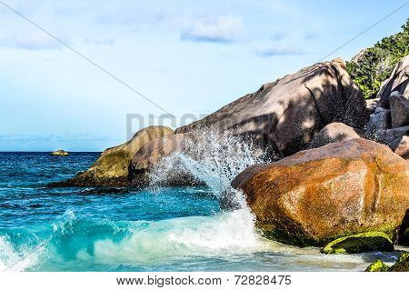 Rock and splash