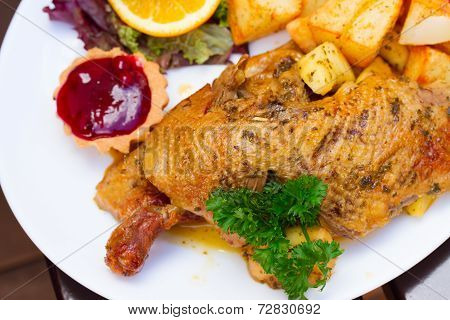 Polish National Dish - Roasted Duck