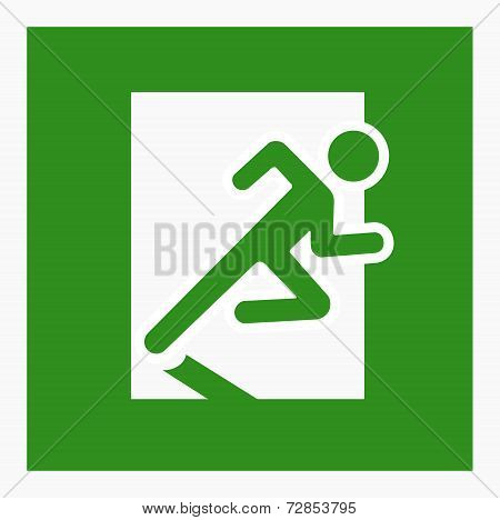 Emergency exit sign