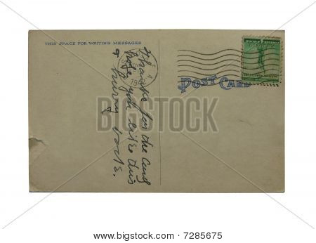 1942 Postcard With Upside Down Stamp