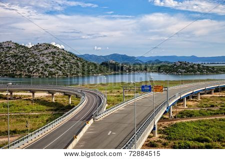 The Road Bridges And Railroad
