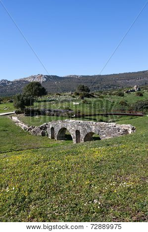 Roman Ruins On Spanish Coast