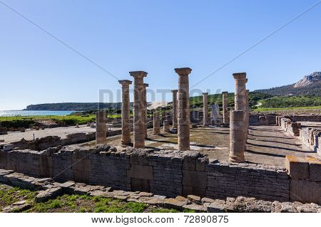 Roman Ruins On Spanish Coast
