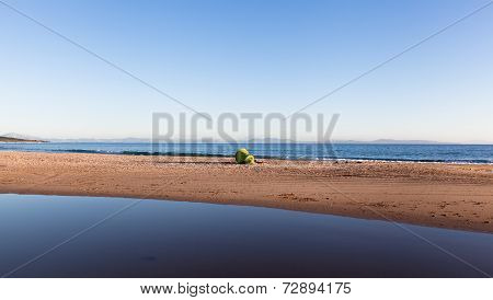Fisherman At Bolonia Beach