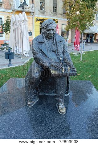 Monument chess players Bora Kostic