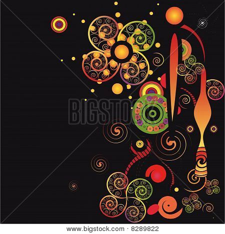 พื้นหลังบทคัดย่อ