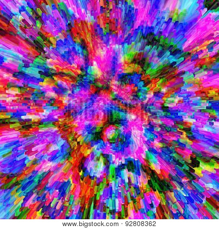 Colorful abstract texture squares