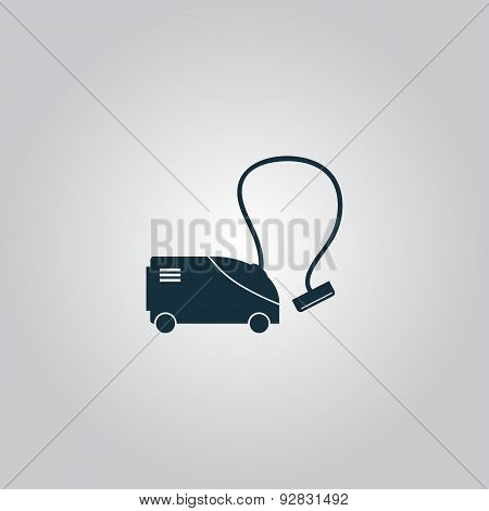 Vacuum cleaner vector icon