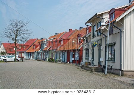 Picturesque colorful homes in Old Town