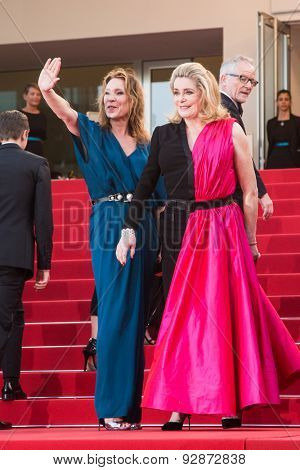 Catherine Deneuve. Opening Ceremony 'La Tete Haute' Premiere. 68th Annual Cannes Film Festival at Palais des Festivals on May 13, 2015 in Cannes, France.