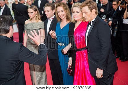 Film team.Opening Ceremony 'La Tete Haute' Premiere. 68th Annual Cannes Film Festival at Palais des Festivals on May 13, 2015 in Cannes, France.