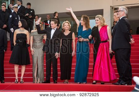 Film team.Opening Ceremony 'La Tete Haute' Premiere. 68th Annual Cannes Film Festival at Palais des Festivals on May 13, 2015 in Cannes, France.