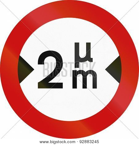 Width Limit In Greece