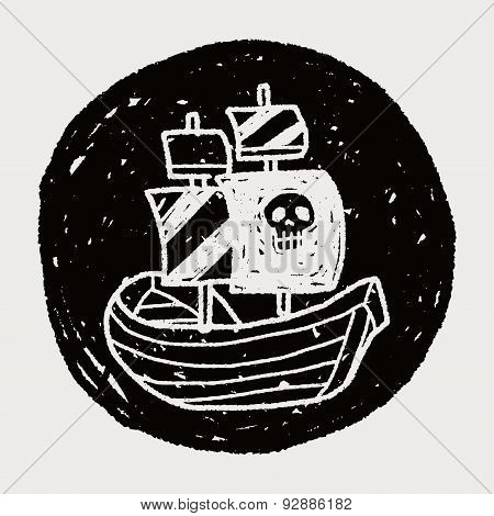 Pirate Ship Doodle