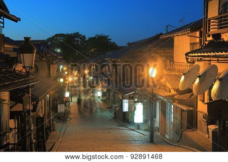 Old street Higashiyama Kyoto Japan