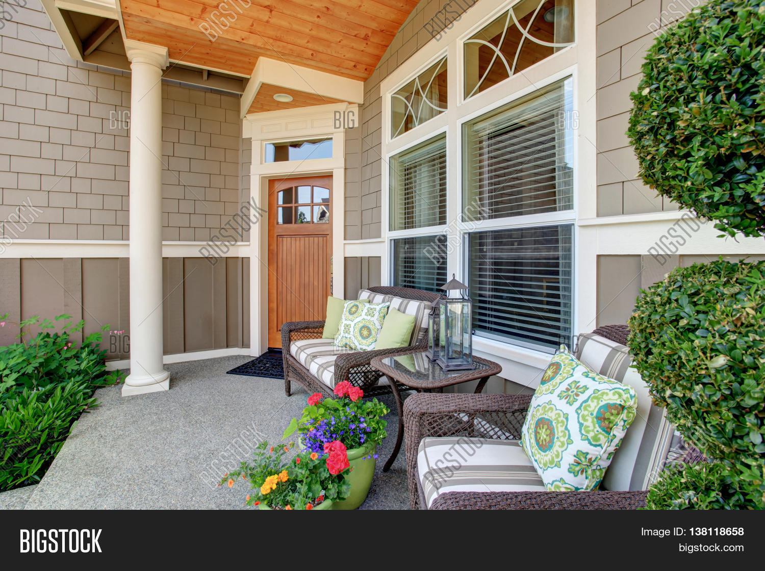 House Backyard Patio Image & Photo (Free Trial) | Bigstock